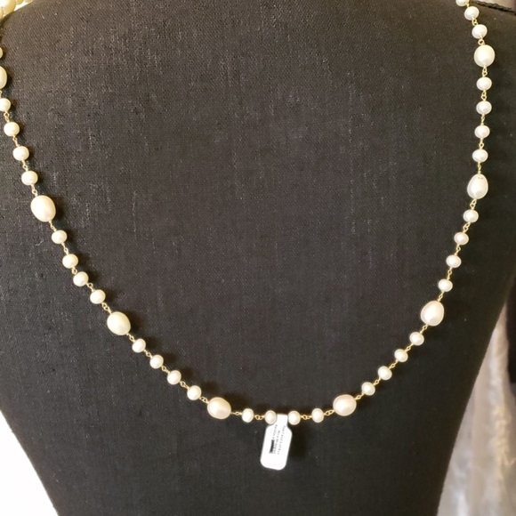 Freshwater pearl and evil eye cubic zirconia - Picture 6 of 8